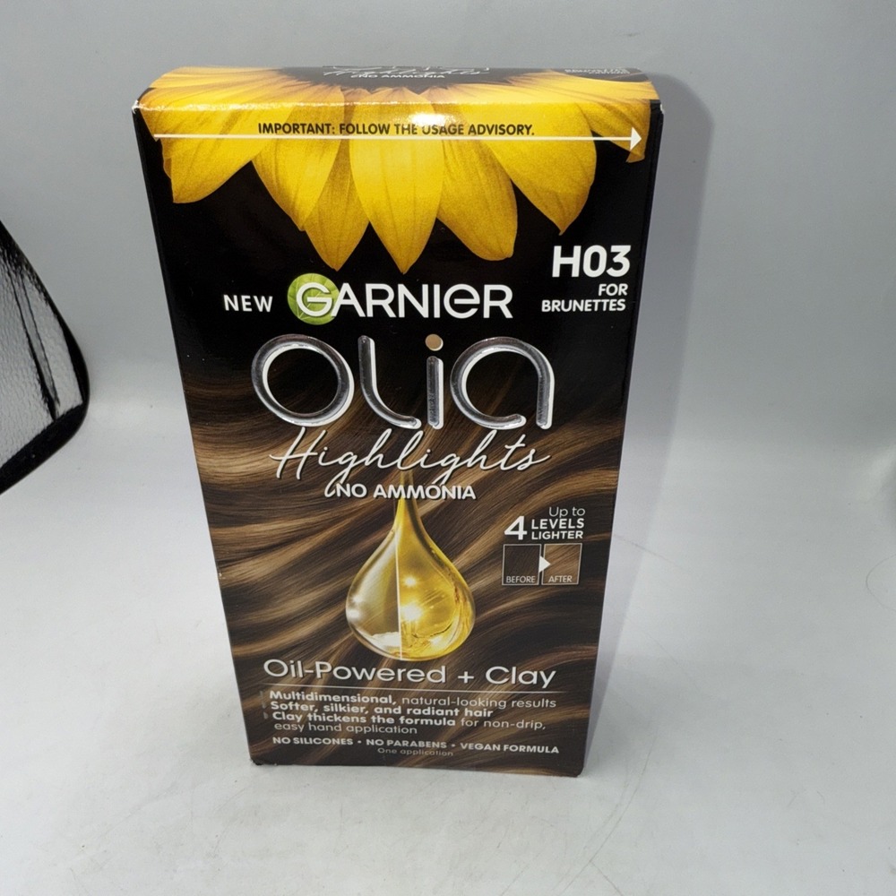 Garnier Olia At Home Hair Coloring Tool Kit  H03 for Brunettes‎